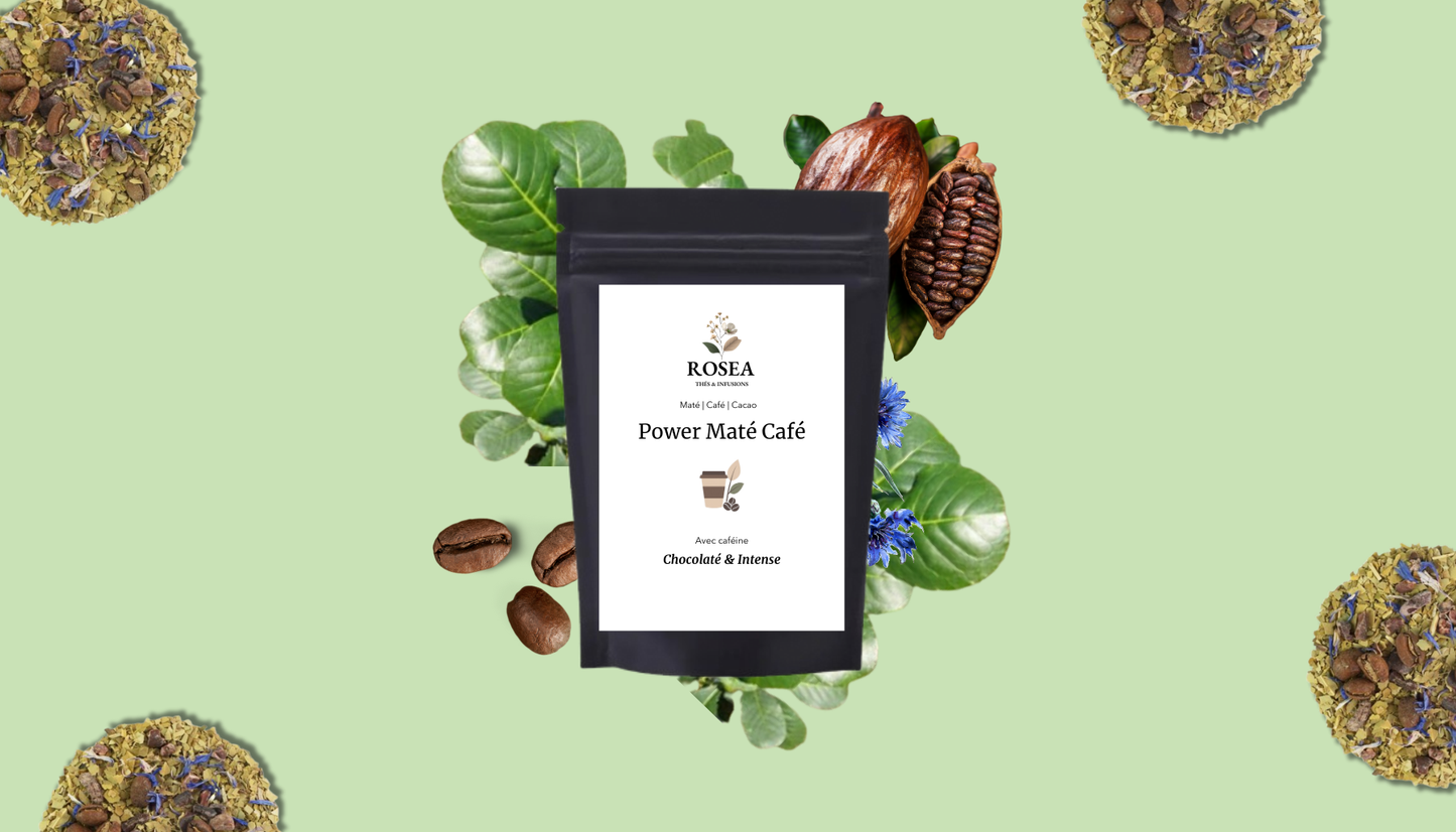 Power Maté Café | Boost d'énergie & saveur chocolatée