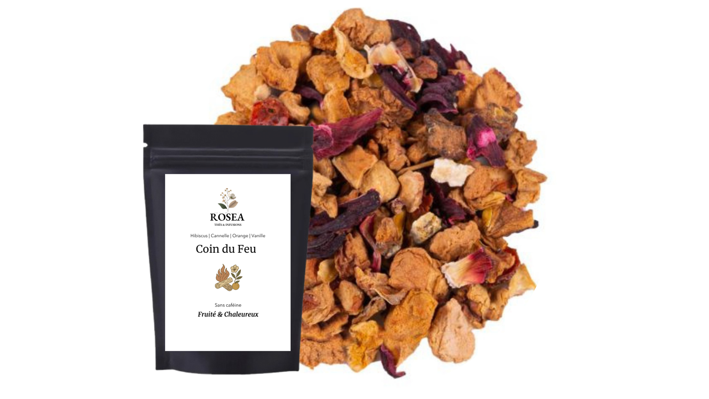 infusion de noël sans théine biologique orange cannelle hibiscus vanille