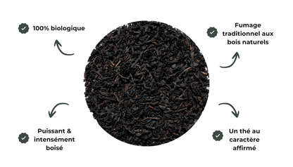 sachet Lapsang Souchong | Thé Fumé Bio 100g