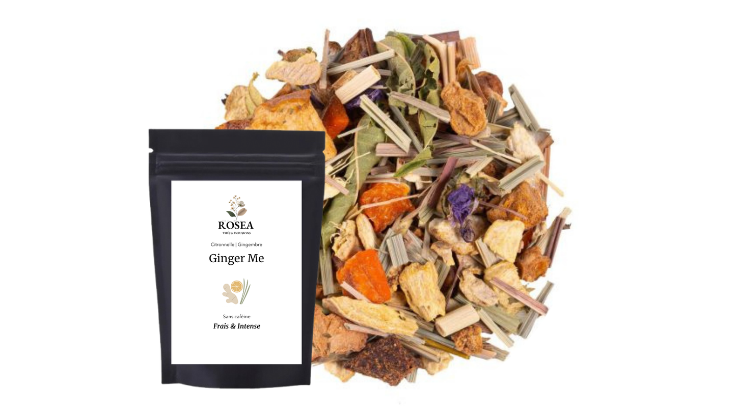 infusion gingembre citronnelle verveine biologique