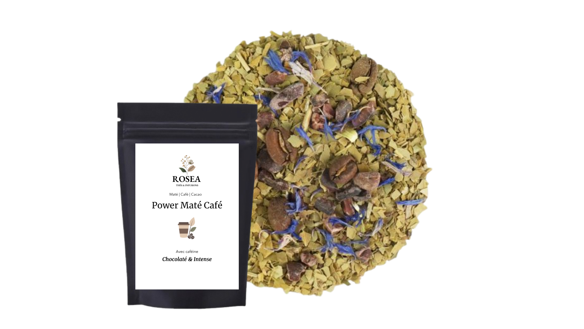 maté vert café cacao énergisant 