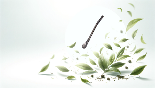 paille filtrante bambilla pour thé maté infusion coloris noire en acier inoxydable