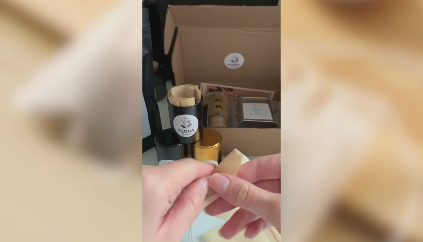 Charger la vidéo : vidéo sachets thé à remplir soi-même biodégradables