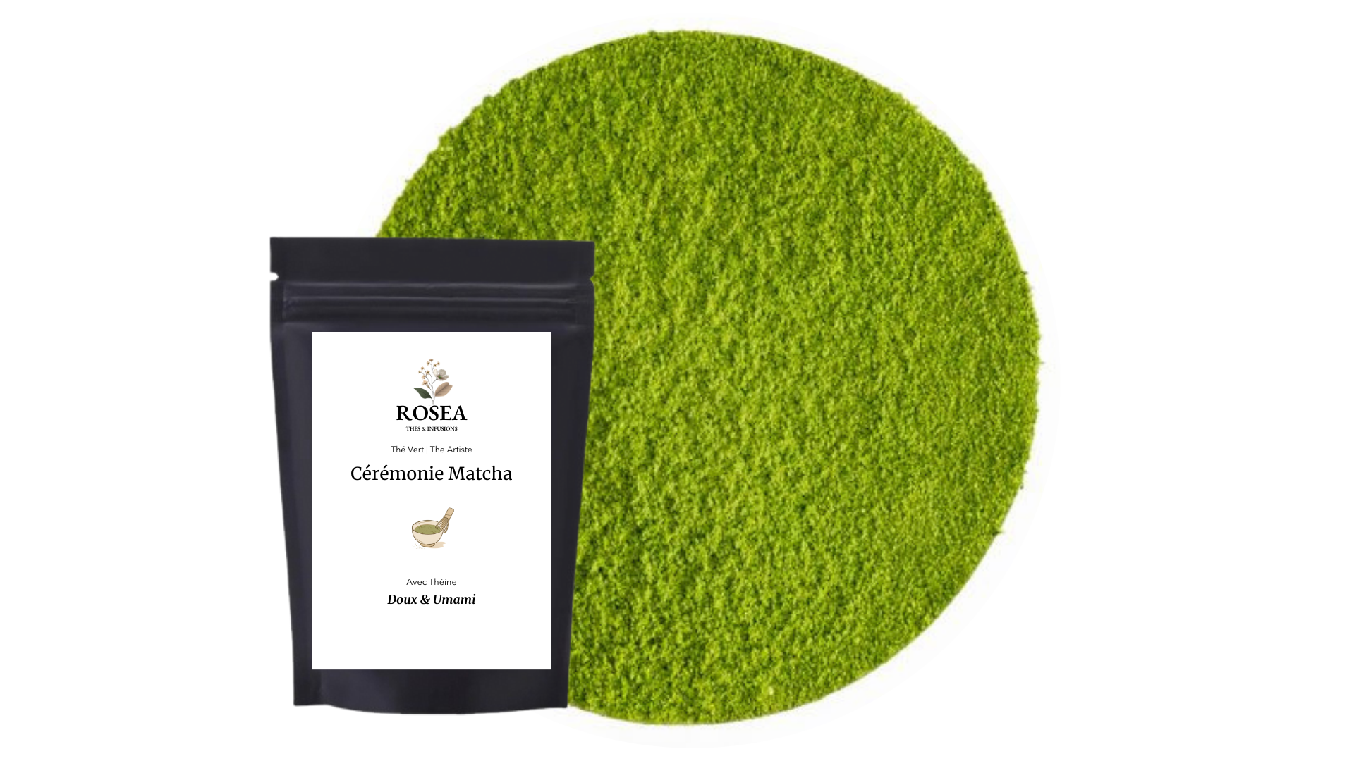 thé matcha japonais biologique cérémonie the artiste rosea