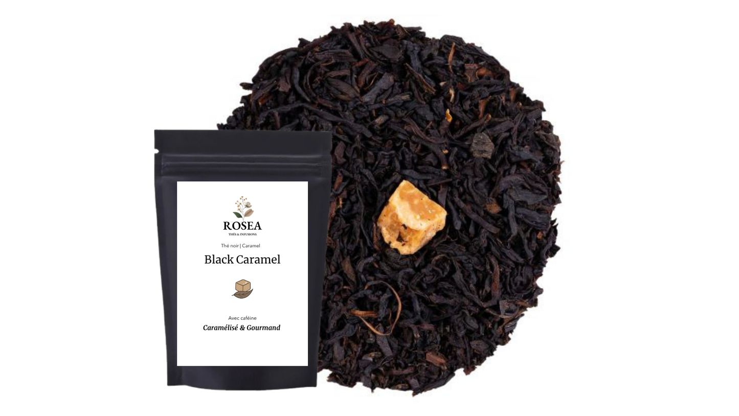 Thé noir ceylan au caramel black caramel