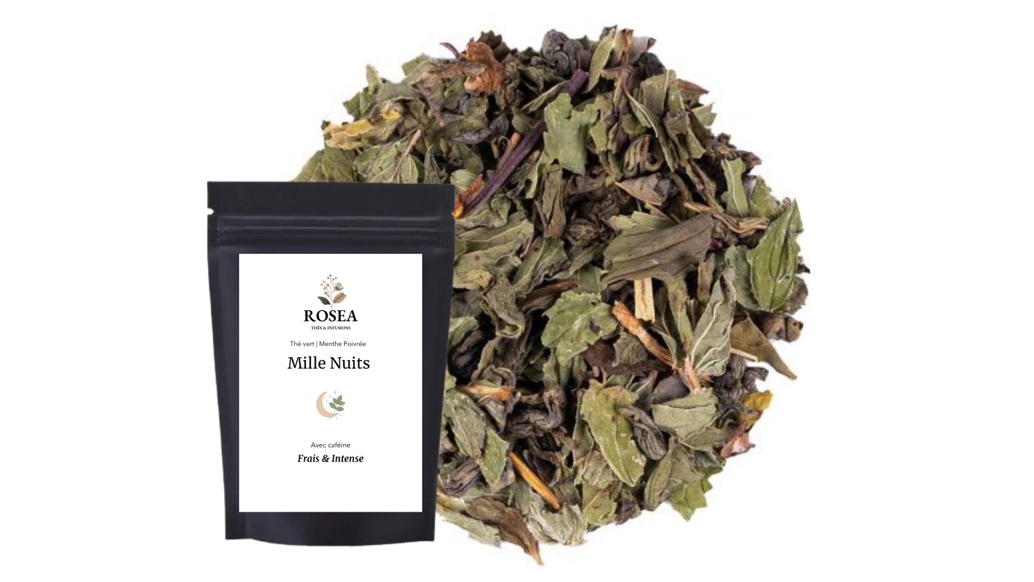 thé vert à la menthe poivrée biologique 