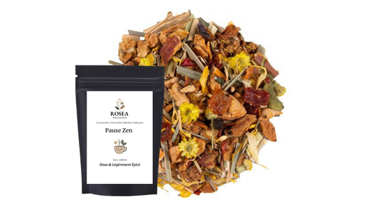 tisane camomille valériane menthe poivrée